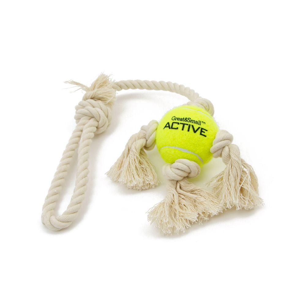 Great&Small Ball Rope Dog Toy