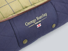 Load image into Gallery viewer, George Barclay Country Walled Dog Bed - Midnight Blue