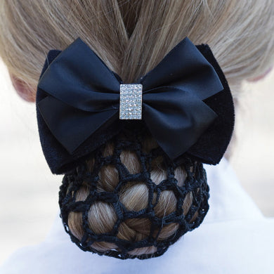 Equetech Dressage Crystal Hair Bow & Net