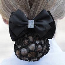 Load image into Gallery viewer, Equetech Dressage Crystal Hair Bow &amp; Net