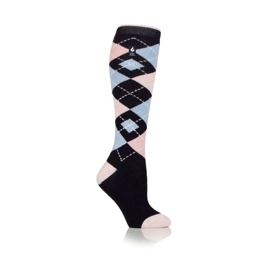 Sockshop Junior Argyle Heat Holders Long Socks