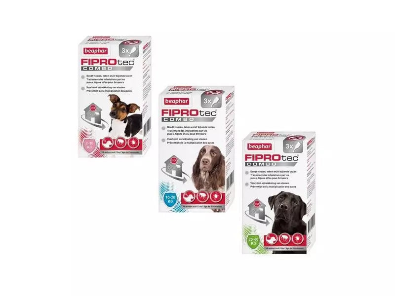 Beaphar Fiprotec Combo For Dogs - 3 Pipette