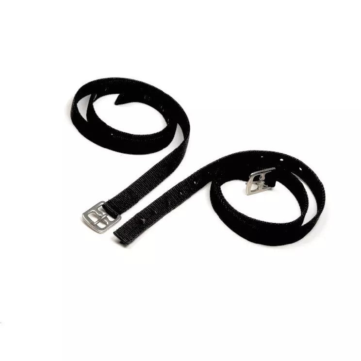 Equi-sential Nylon Stirrup Leathers Black