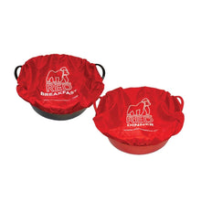 Load image into Gallery viewer, Red Gorilla Fabric Tub Cover Breakfast &amp; Dinner Pack