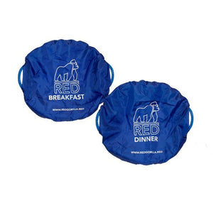 Red Gorilla Fabric Tub Cover Breakfast & Dinner Pack