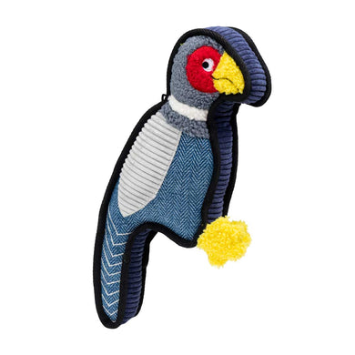 House of Paws Navy Pheasant Tuff Toy