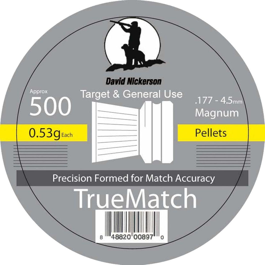 David Nickerson TrueMatch .177 0.53g Air Pellets